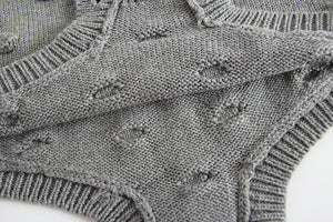 The Perfect Knitted Romper for Your Little One